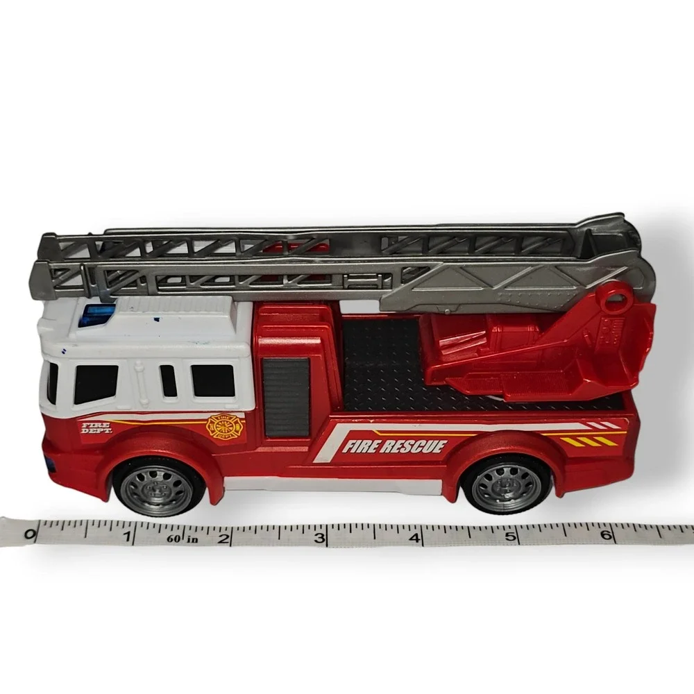 Unbranded Emergency Vehicle Toy Set Fire Truck Ambulance Police Car 3pc Lot